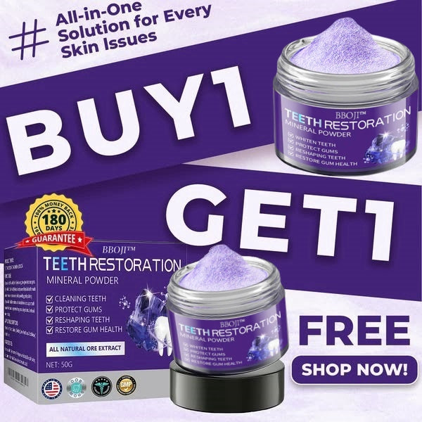 BBOJI™ TeethRestoration Mineral Powder🦷(ADA recommended)
