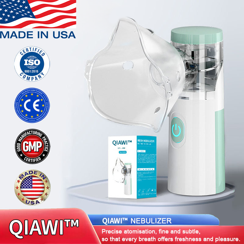 QIAWI™ 👑 Clear Lung Nebulizer - For clear lungs and free breathing 🌿💨