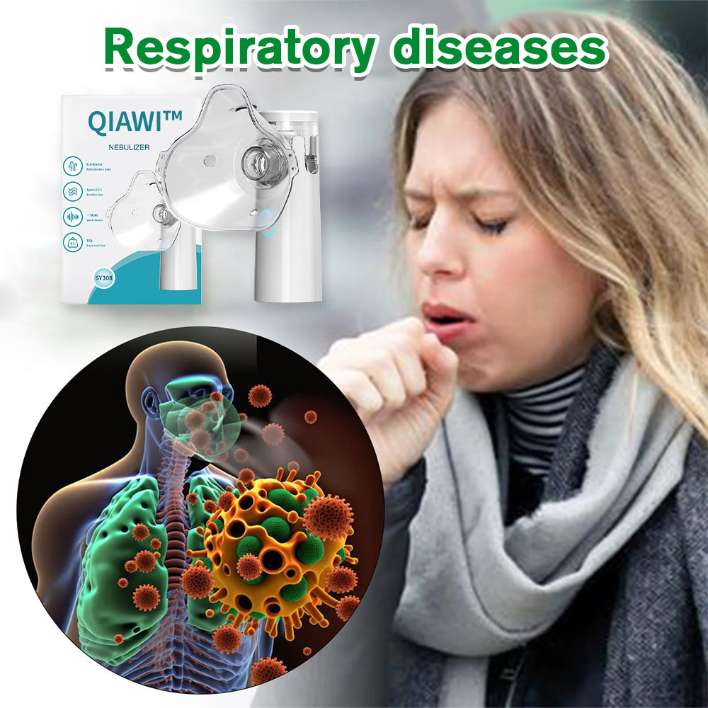 QIAWI™ 👑 Clear Lung Nebulizer - For clear lungs and free breathing 🌿💨