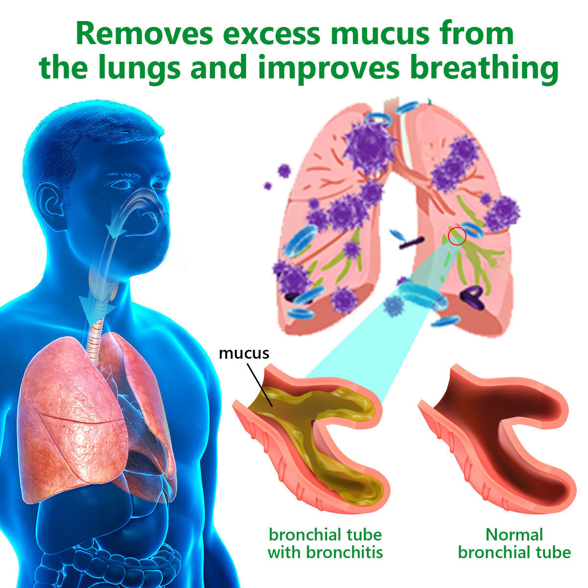 QIAWI™ 👑 Clear Lung Nebulizer - For clear lungs and free breathing 🌿💨
