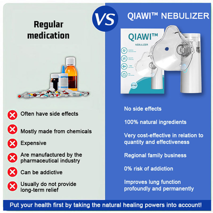 QIAWI™ 👑 Clear Lung Nebulizer - For clear lungs and free breathing 🌿💨