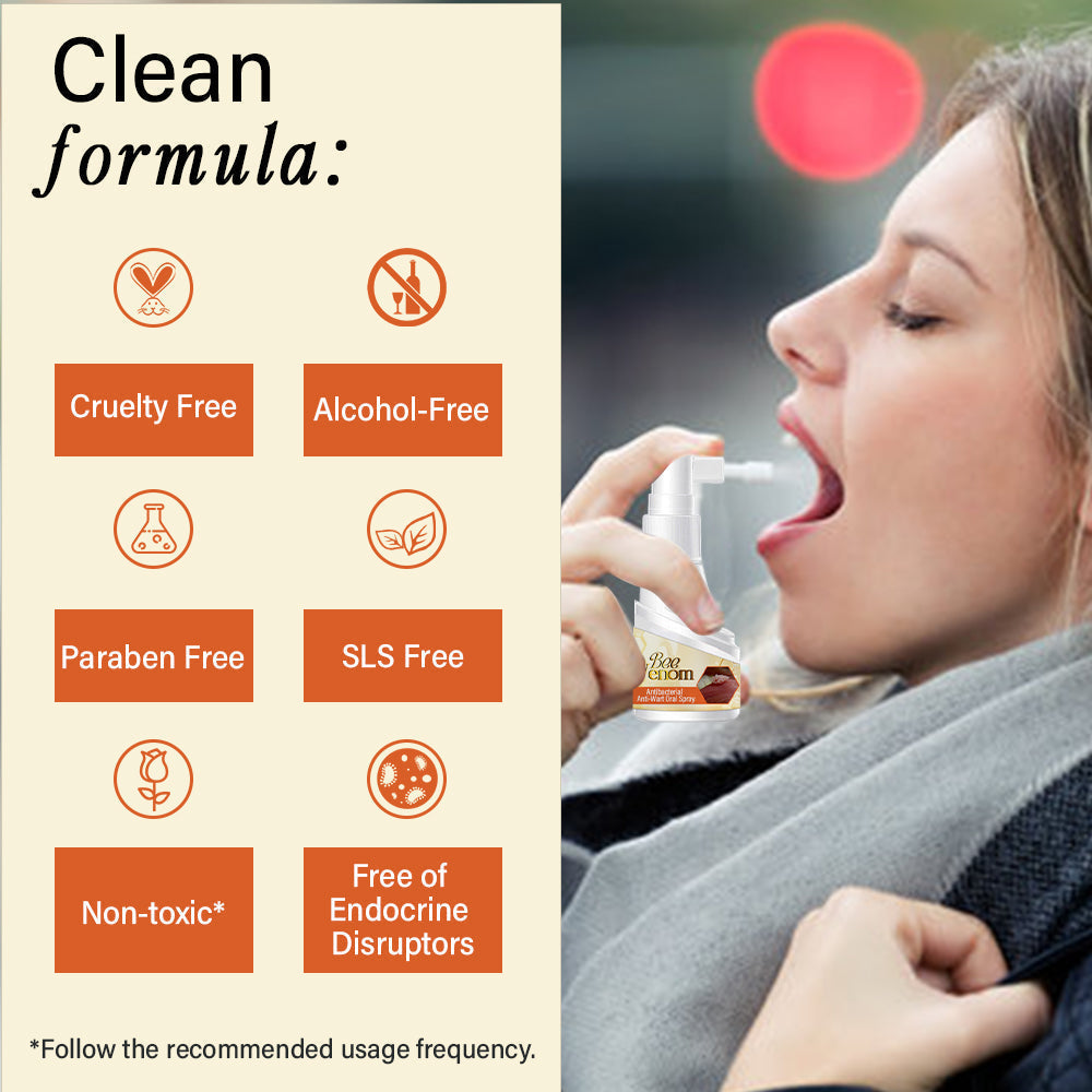 ✅ Official Store | BBOJI™  Bee Toxin Antibacterial & Anti-Wart Oral Spray 🧑🏼‍⚕️ British Dental Association (BDA) Recommendation