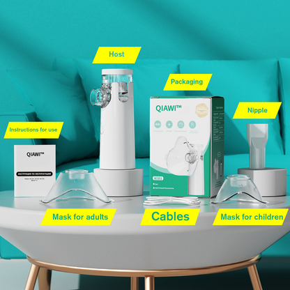 QIAWI™ 👑 Clear Lung Nebulizer - For clear lungs and free breathing 🌿💨