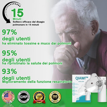 QIAWI™ 👑 Clear Lung Nebulizer - For clear lungs and free breathing 🌿💨